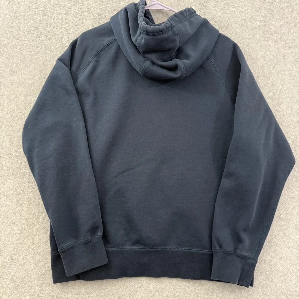Nike‎ Hoodie Men's XL Blue Big Neon Logo Long Sleeve Pullover Fleece Sweatshirt - Picture 10 of 11